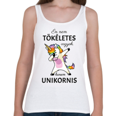 PRINTFASHION Nem tökéletes vagyok - Női atléta - Fehér