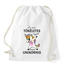 PRINTFASHION Nem tökéletes vagyok - Sportzsák, Tornazsák - Fehér