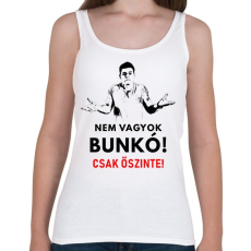 PRINTFASHION nem vagyok bunkó! - Női atléta - Fehér