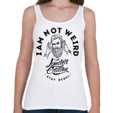 PRINTFASHION Nem vagyok furcsa - Női atléta - Fehér