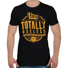 PRINTFASHION Nem vagyok haszontalan - Férfi póló - Fekete