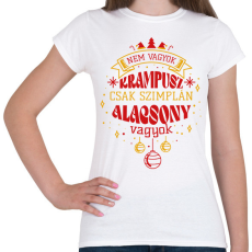 PRINTFASHION Nem vagyok krampusz - Női póló - Fehér