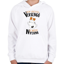 PRINTFASHION Nem vagyok versengő de imádok nyerni - Gyerek kapucnis pulóver - Fehér gyerek pulóver, kardigán