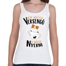 PRINTFASHION Nem vagyok versengő de imádok nyerni - Női atléta - Fehér női trikó