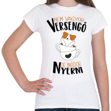 PRINTFASHION Nem vagyok versengő de imádok nyerni - Női póló - Fehér női póló