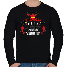 PRINTFASHION Német csapat - Férfi pulóver - Fekete férfi pulóver, kardigán