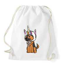 PRINTFASHION Német egyszarvújuhász - Sportzsák, Tornazsák - Fehér tornazsák