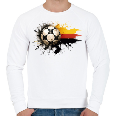 PRINTFASHION Német szurkoló - Férfi pulóver - Fehér