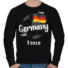 PRINTFASHION Németország - Férfi pulóver - Fekete