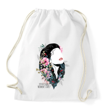 PRINTFASHION Nemzetközi nőnap - Sportzsák, Tornazsák - Fehér tornazsák