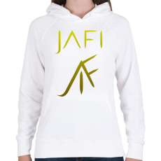 PRINTFASHION neon zöld jafi - Női kapucnis pulóver - Fehér