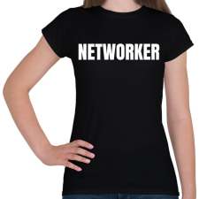 PRINTFASHION NETWORKER - Női póló - Fekete női póló