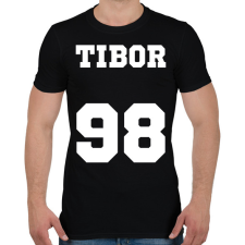 PRINTFASHION Neves mez - Egyedi névvel és számmal - Férfi póló - Fekete férfi póló