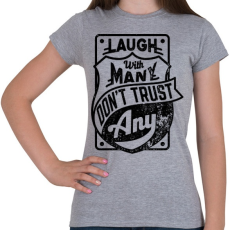 PRINTFASHION Nevess  - Női póló - Sport szürke