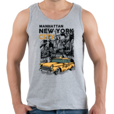 PRINTFASHION New York City - Férfi atléta - Sport szürke atléta, trikó