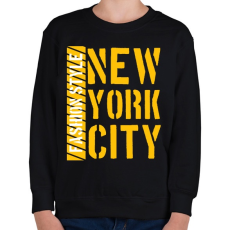 PRINTFASHION New York City  - Gyerek pulóver - Fekete