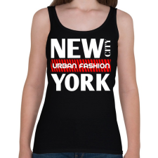PRINTFASHION New York City  - Női atléta - Fekete női trikó