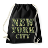 PRINTFASHION New York City  - Sportzsák, Tornazsák - Fekete