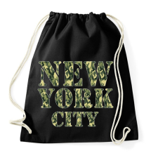 PRINTFASHION New York City  - Sportzsák, Tornazsák - Fekete tornazsák
