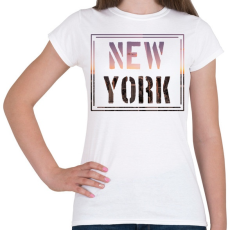 PRINTFASHION NEW York  - Női póló - Fehér