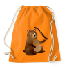 PRINTFASHION Nézz a szemembe - Sportzsák, Tornazsák - Narancssárga
