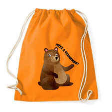 PRINTFASHION Nézz a szemembe - Sportzsák, Tornazsák - Narancssárga tornazsák