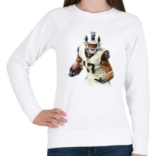PRINTFASHION NFL Player - Női pulóver - Fehér női pulóver, kardigán