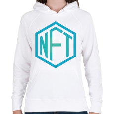 PRINTFASHION NFT - non fungible token - Női kapucnis pulóver - Fehér