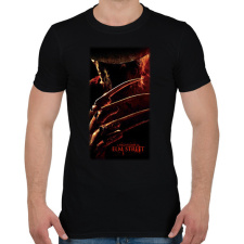PRINTFASHION Nightmare on Elm street - Férfi póló - Fekete férfi póló
