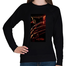 PRINTFASHION Nightmare on Elm street - Női pulóver - Fekete