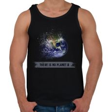 PRINTFASHION Nincs B bolygó - Férfi atléta - Fekete