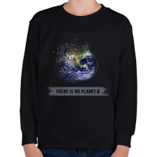 PRINTFASHION Nincs B bolygó - Gyerek pulóver - Fekete gyerek pulóver, kardigán