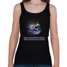 PRINTFASHION Nincs B bolygó - Női atléta - Fekete