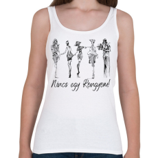 PRINTFASHION Nincs egy rongyom! - Női atléta - Fehér