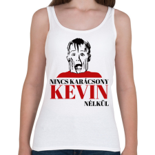 PRINTFASHION Nincs karácsony Kevin nélkül - Női atléta - Fehér női trikó