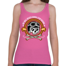 PRINTFASHION Nincs megállás - Női atléta - Rózsaszín