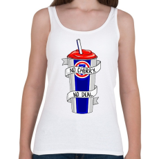 PRINTFASHION Nincs meggyes, nincs üzlet ST - Női atléta - Fehér