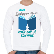 PRINTFASHION Nincs szükségem másra... - Férfi pulóver - Fehér férfi pulóver, kardigán