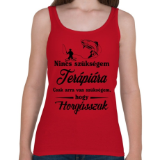 PRINTFASHION Nincs szükségem..  - Női atléta - Cseresznyepiros