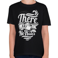 PRINTFASHION Nincsenek szabályok - Gyerek póló - Fekete gyerek póló