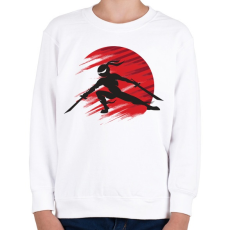 PRINTFASHION Ninja - Gyerek pulóver - Fehér