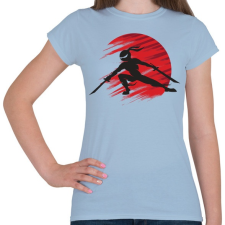 PRINTFASHION Ninja - Női póló - Világoskék női póló