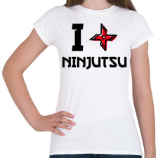 PRINTFASHION NINJUTSU - Női póló - Fehér női póló