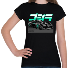 PRINTFASHION Nissan 35GT-RR - Női póló - Fekete női póló