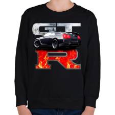 PRINTFASHION Nissan GTR - Gyerek pulóver - Fekete gyerek pulóver, kardigán