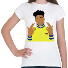 PRINTFASHION Nle choppa - Női póló - Fehér női póló