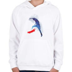 PRINTFASHION No comply - Gyerek kapucnis pulóver - Fehér