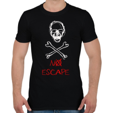 PRINTFASHION no escape - Férfi póló - Fekete férfi póló
