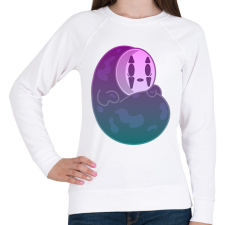 PRINTFASHION No-Face Spirit - Női pulóver - Fehér női pulóver, kardigán