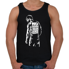 PRINTFASHION NO good - Férfi atléta - Fekete atléta, trikó